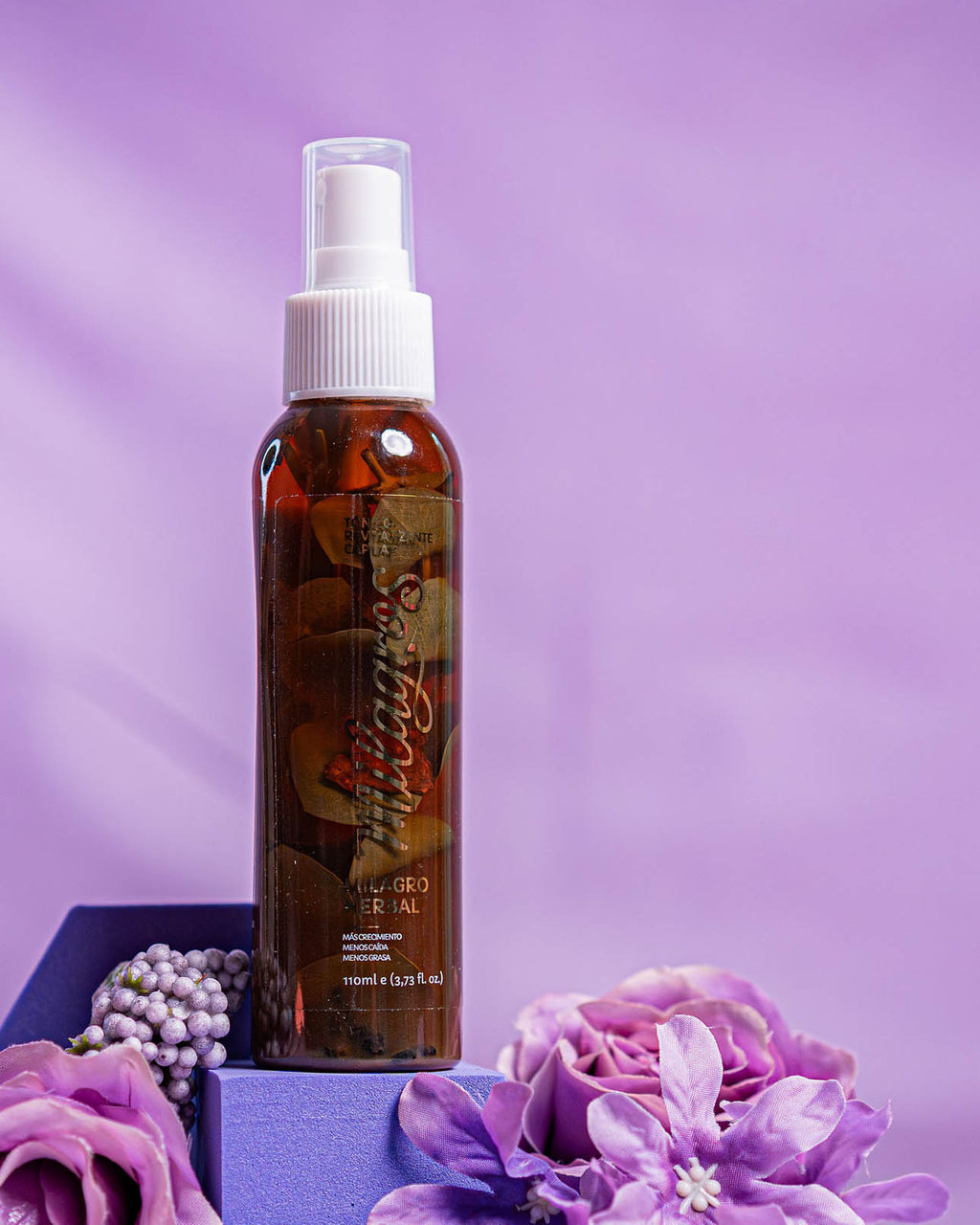 Tónico Revitalizante Capilar Milagro Herbal (tónico con romero) Milagros