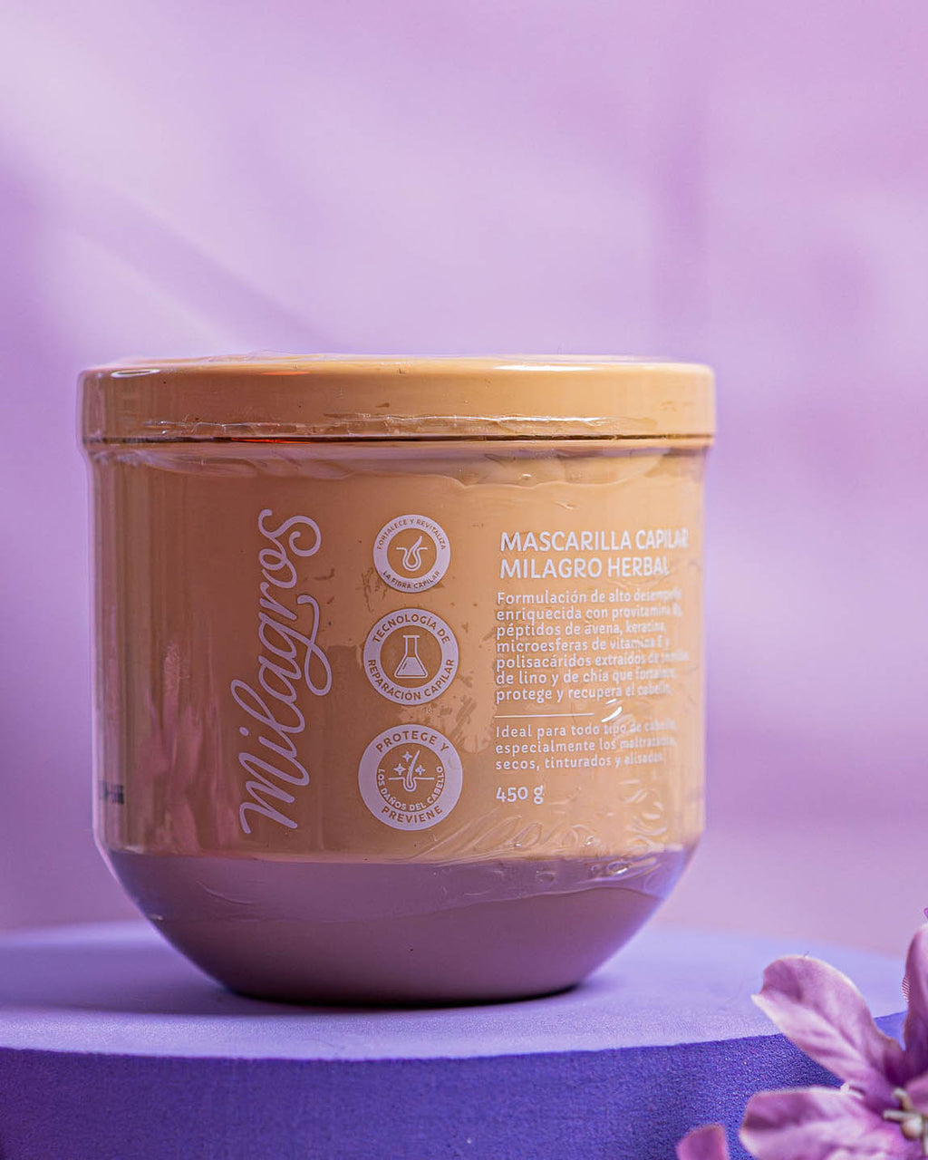 Mascarilla Capilar Milagro Herbal Milagros X 450g