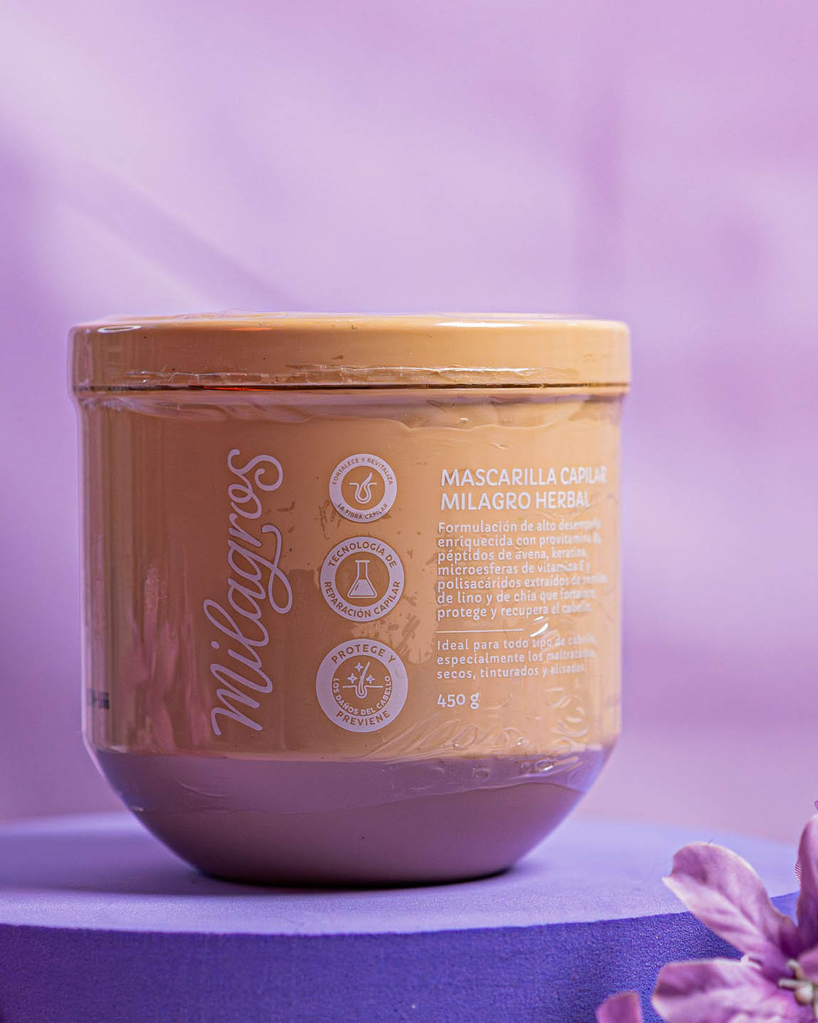Mascarilla Capilar Milagro Herbal Milagros X 450g