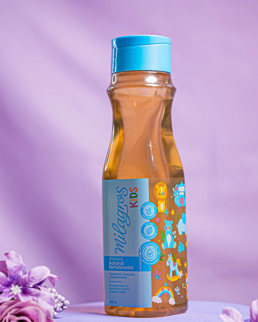 Shampoo Natural Fortalecedor Kids (sin químicos) Milagros
