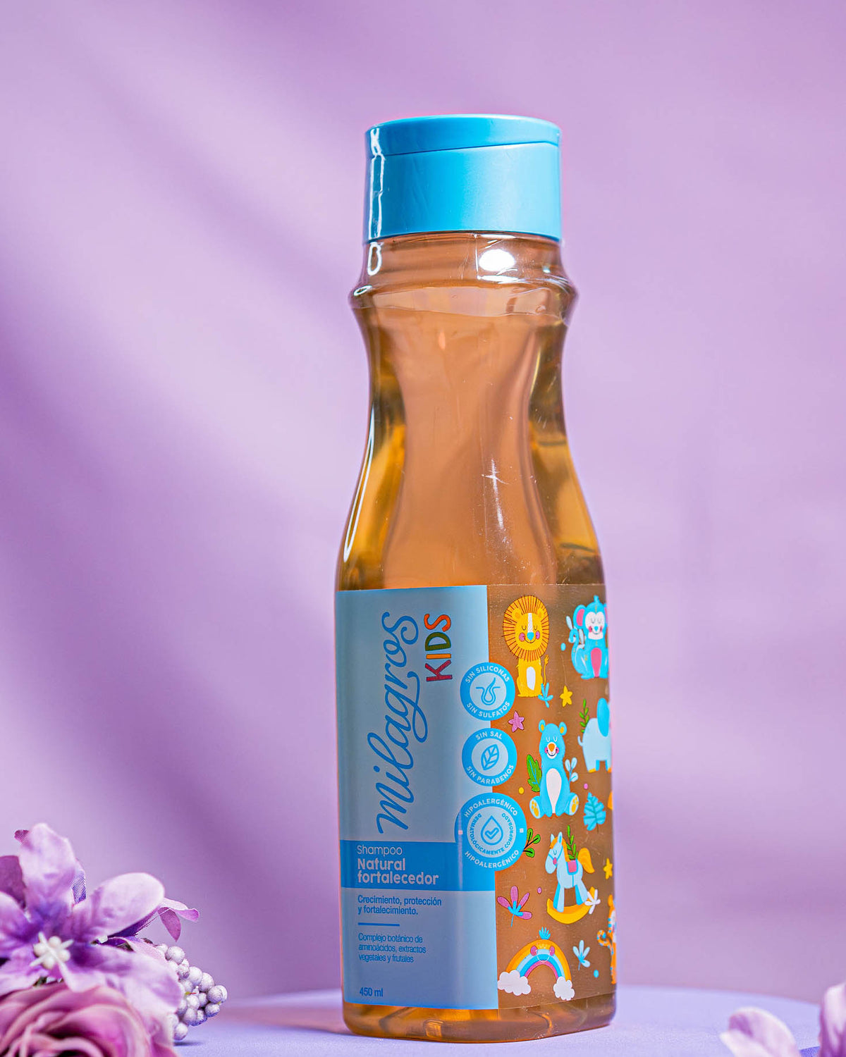 Shampoo Natural Fortalecedor Kids (sin químicos) Milagros